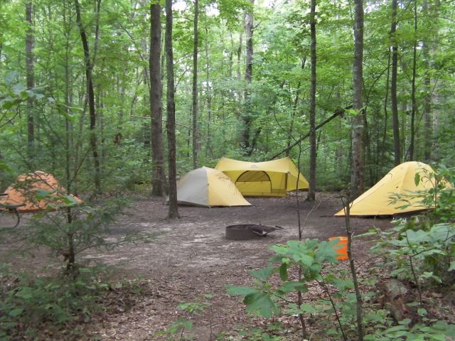 Backwoods Campsite at Falls Creek Cabins and Campgrounds