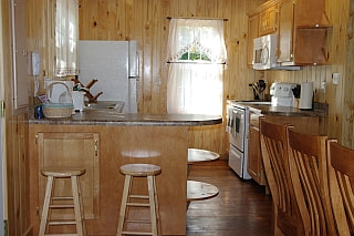 Kitchen in Star Falls Resort Cabin