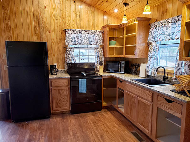Couples Cabin Kitchen with out the table